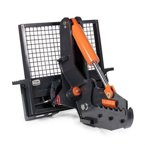 rotating tree shear skid steer|skid steer tree shear price.